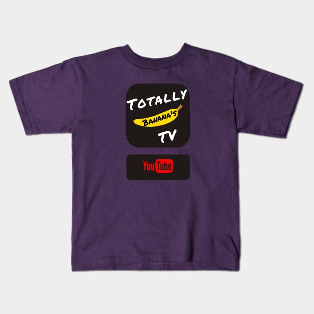 TBTV Banana with Font Logo Kids T-Shirt by TBTV/Merch